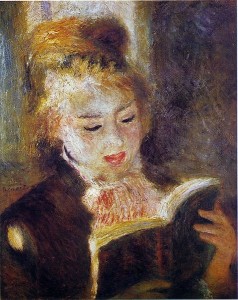 Una joven leyendo 1875) | Pierre-Auguste Renoir