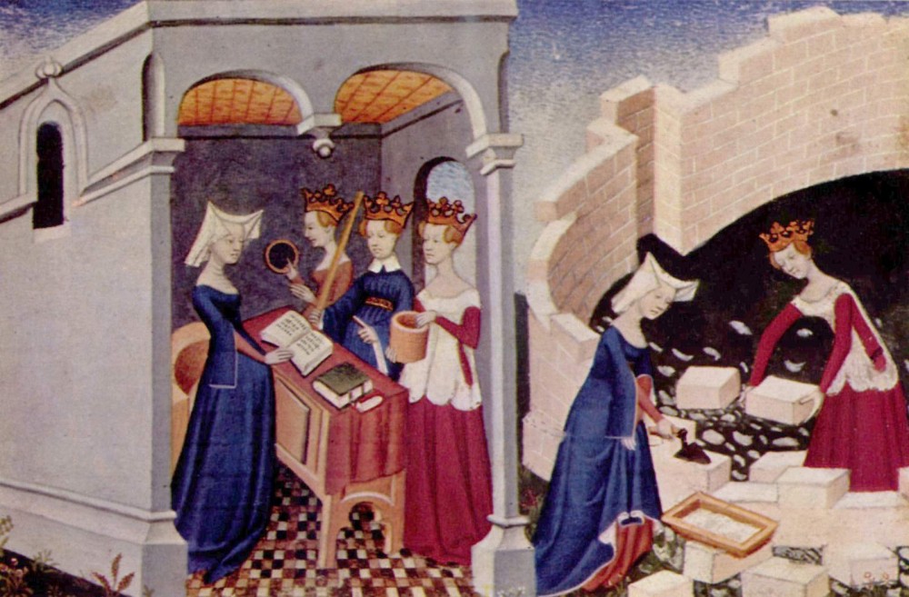 Construcción de La Ciudad de las Damas (Taller de Christine de Pizan, 1400-1410) | Bibliothèque nationale de France